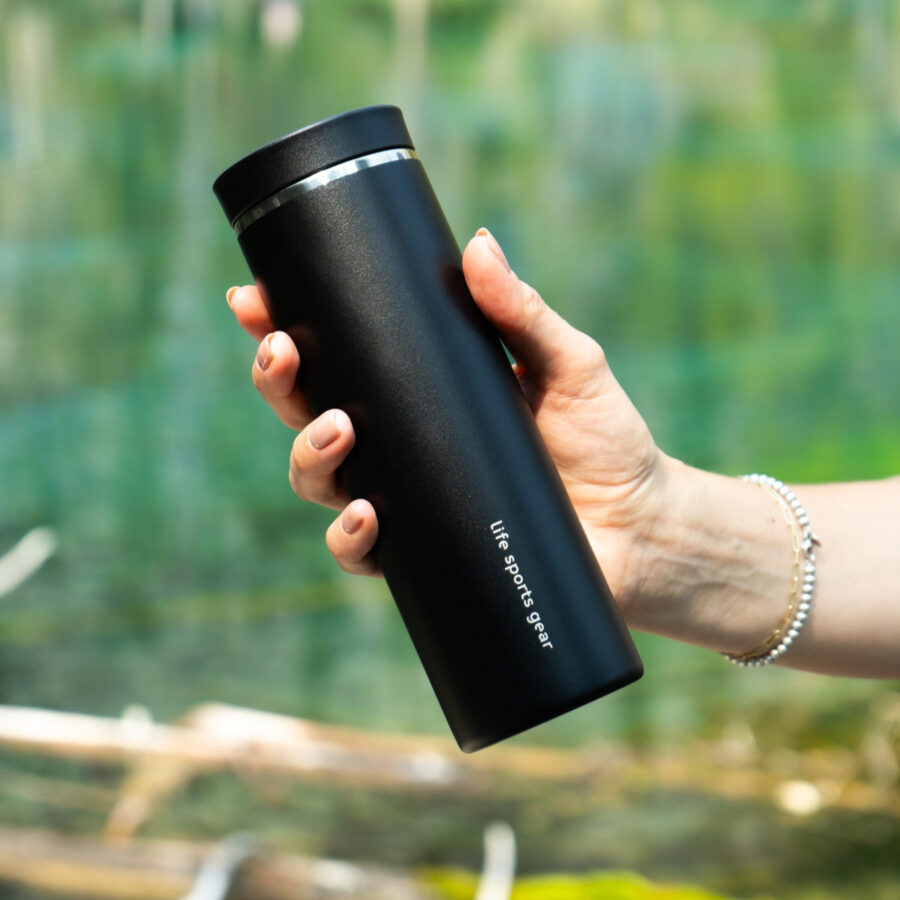 Imerina Stainless Steel Insulated Bottle – Wide Mouth 450ml - Image 22