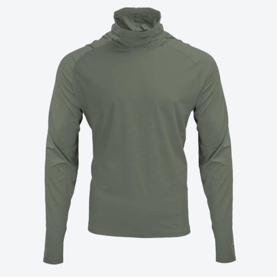 Imerina Men’s Cooling Hooded Long-Sleeve Shirt - Image 10