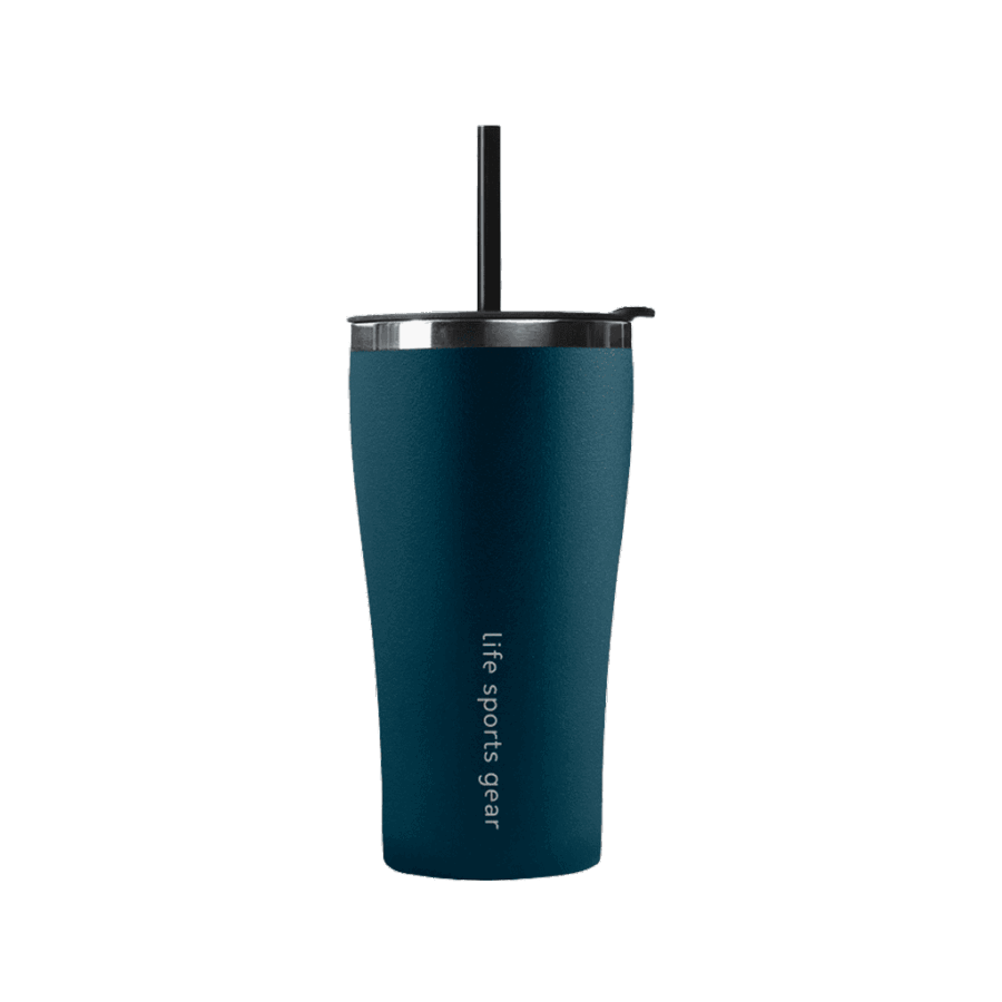 Imerina Stainless Steel Insulated Tumbler with Straw – 530ml